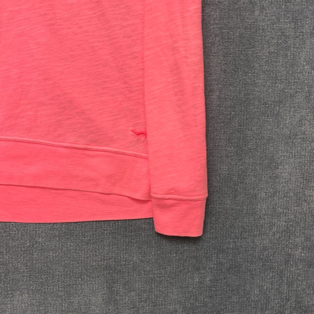 Victoria's Secret PINK Long Sleeve Shirt Womens XS Neon Pink Logo Pullover - Picture 3 of 13